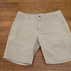 Men's Tan Shorts bonobos 33 w 9 inch inseam